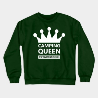 Camping Queen Crewneck Sweatshirt